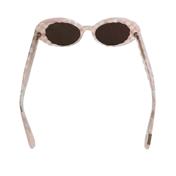 KREWE Alixe plaid Pink Sunglasses - Picture 6 of 8